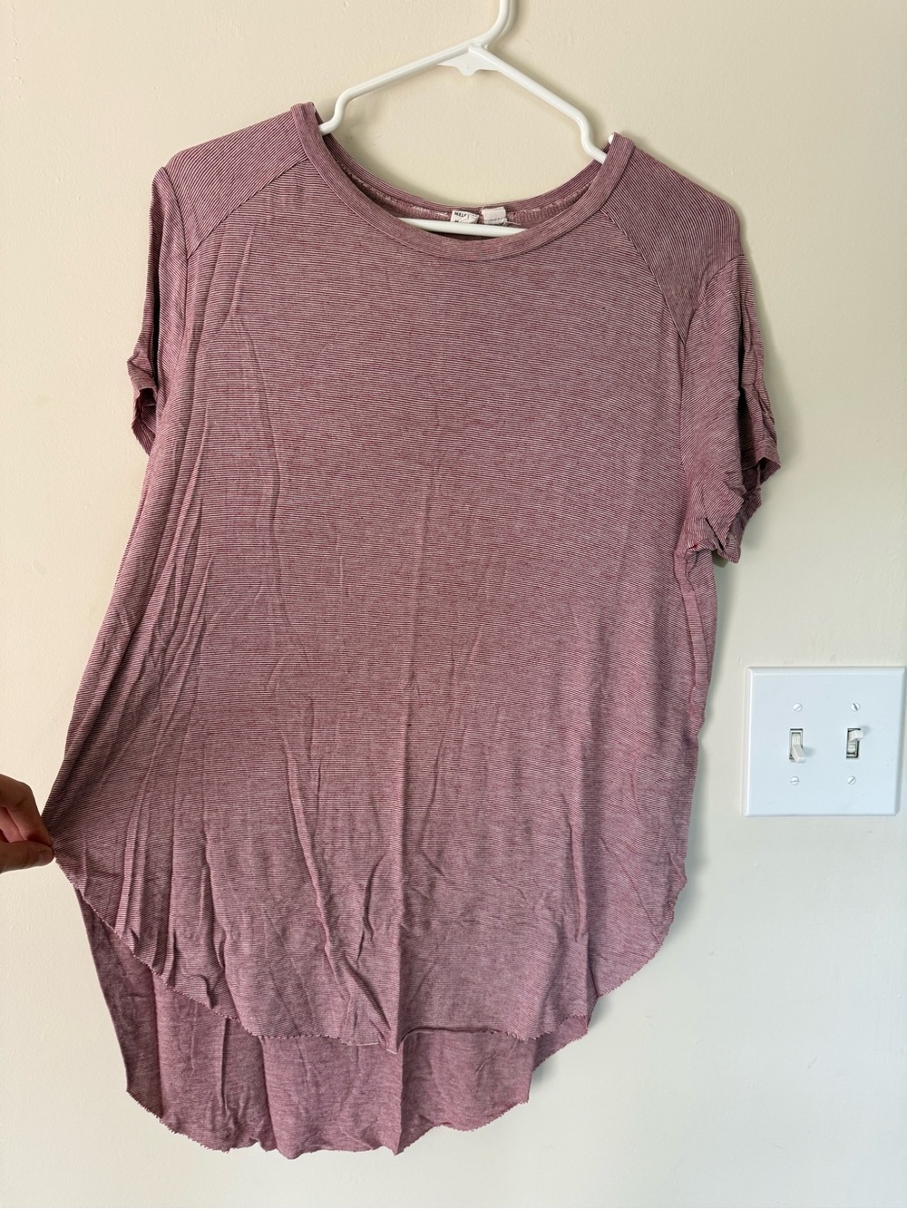Melrose and Market Dusty Mauve Short Sleeve Crewneck Tee